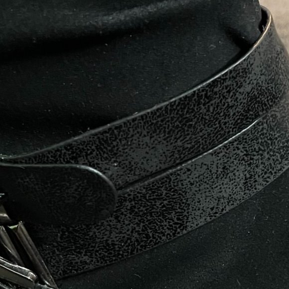 Multi-textured black booties - Picture 6 of 16